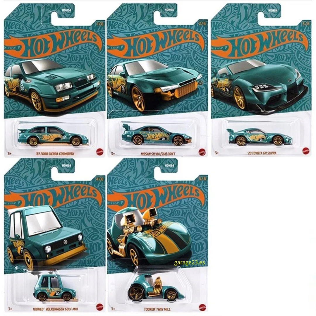 Hot Wheels Basicos Pearl & Chrome 2023  56º ANIVERSARIO REF HDH54-979F