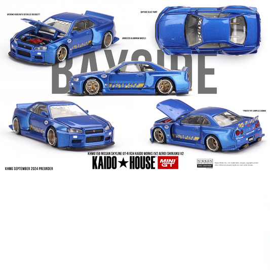 KAIDO HOUSE NISSAN SKYLINE GTR R34 KAIDO WORKS (V2 AERO) SHINJUKU V2 1999 #158