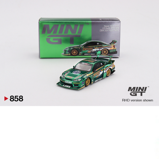 MINI GT NISSAN SILVIA S15 LB-SUPER SILHOUETTE FAUSTO RACING 2024 #858