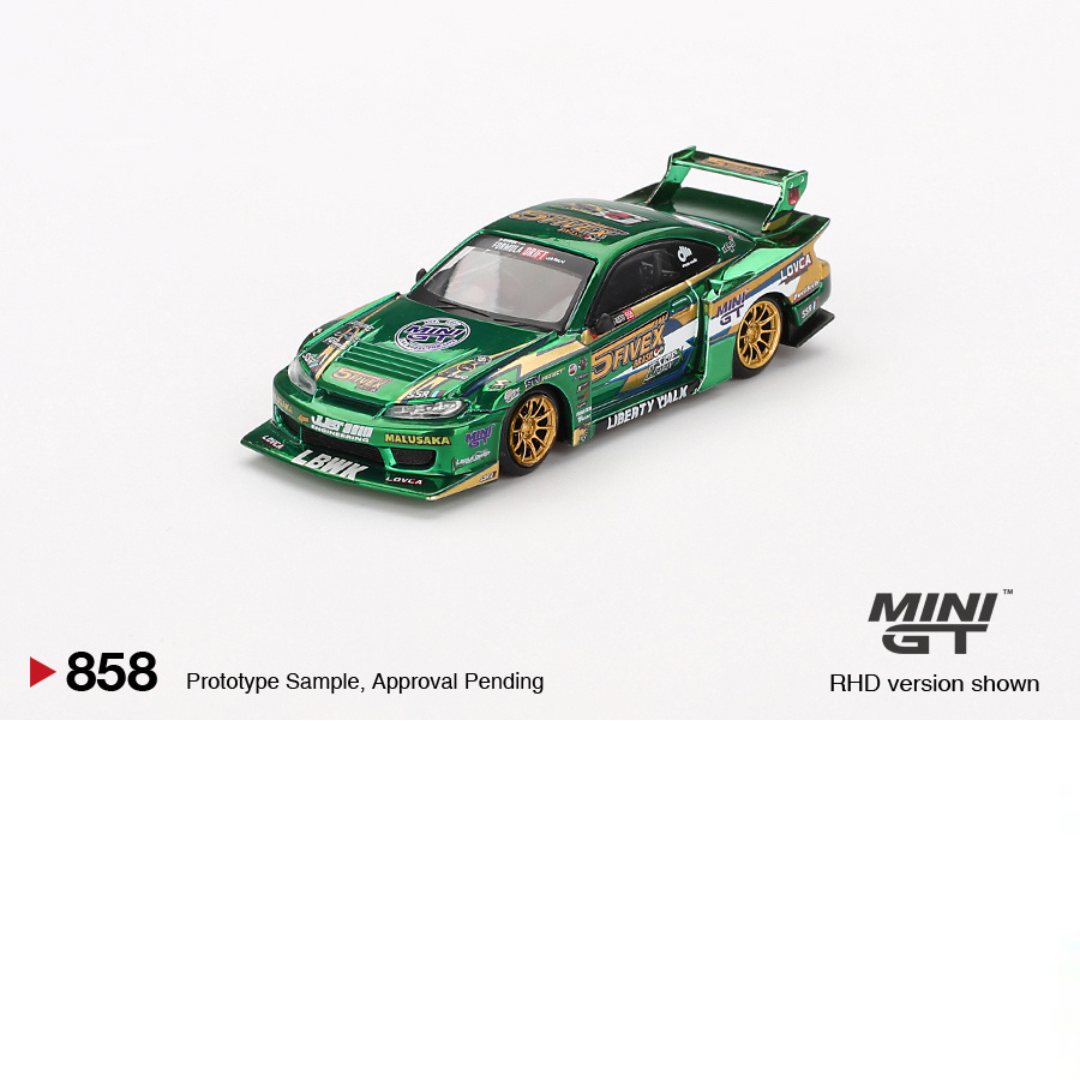 MINI GT NISSAN SILVIA S15 LB-SUPER SILHOUETTE FAUSTO RACING 2024 #858