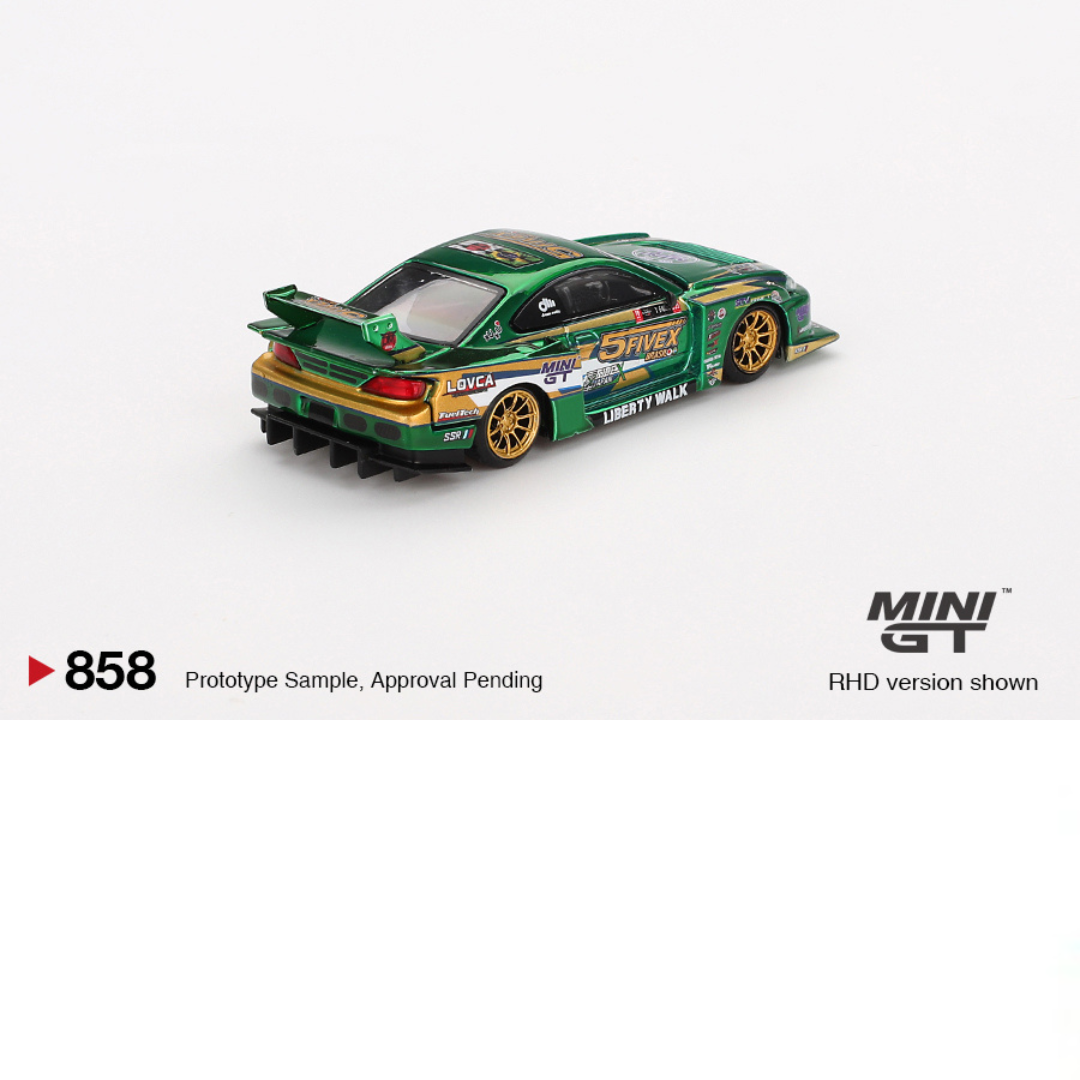 MINI GT NISSAN SILVIA S15 LB-SUPER SILHOUETTE FAUSTO RACING 2024 #858
