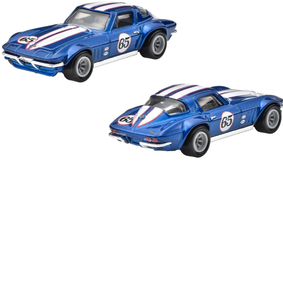 %%% Hot Wheels Premium Dúo Premium  '69 COPO Corvette / Custom Corvette "Stingray" Coupe 2 Pack