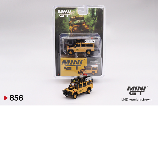 Minigt LAND ROVER DEFENDER 110 AMAZON TEAM TURKEY CAMEL TROPHY 1989 # 856