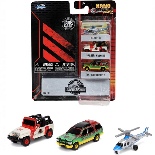 Jada Nano Pack Jurassic Park Diecast Explorer 4cm