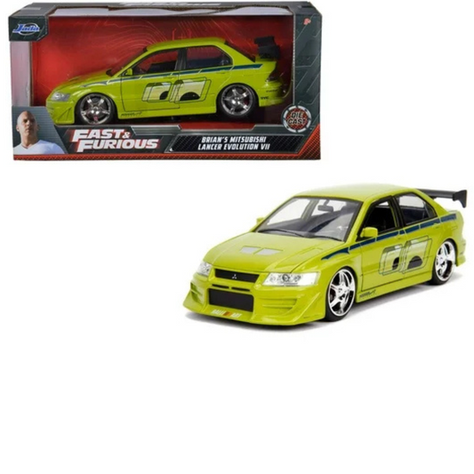 JADA 1/32 Mitsubishi Lancer Evo VII Brian Fast and Furious