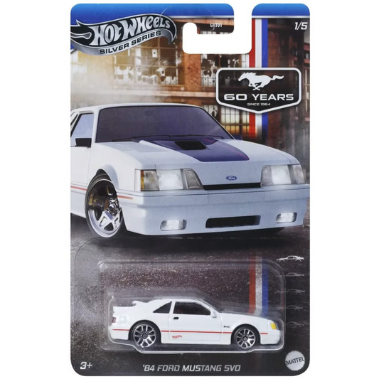 Hot Wheels Silver Series 1984 Ford Mustang SVO 1.64 Basico