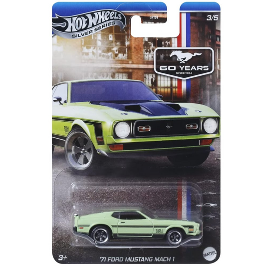 Hot Wheels Silver Series 1971 Ford Mustang Mach 1 básico 1.64