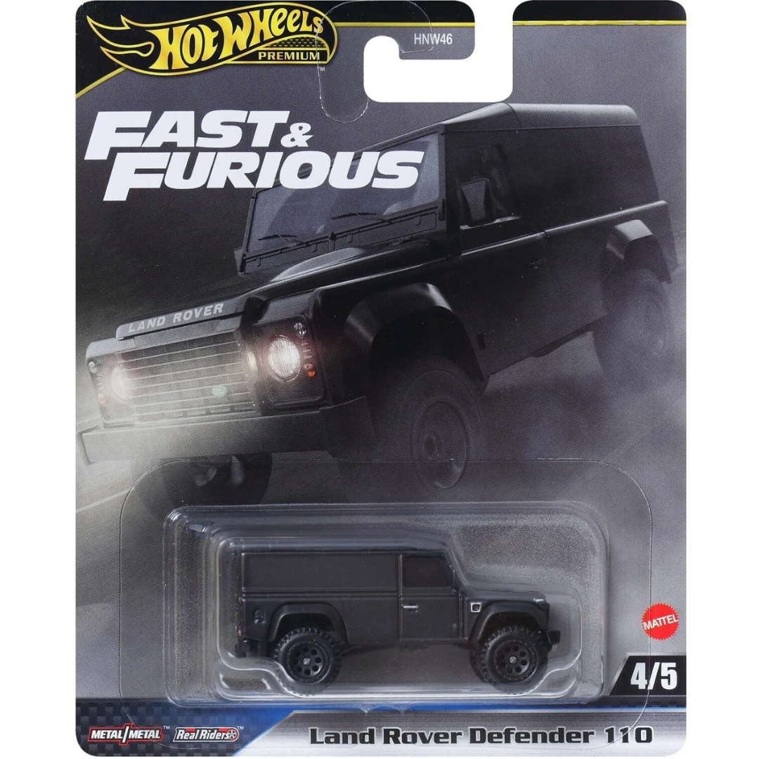 Hot Wheels Fast And Furious Land Rover Defender 110 Negro Mattel