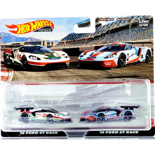 Hot Wheels Premium Pack 2 duo  Ford GT Race