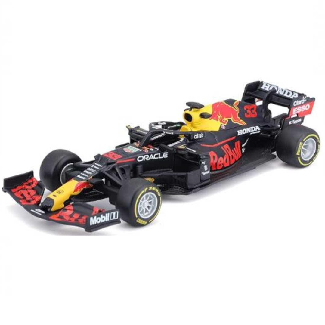 Bburago 1/43 2021 Red Bull Honda RB16B F1 #33 Max Verstappen, blue/red/yellow