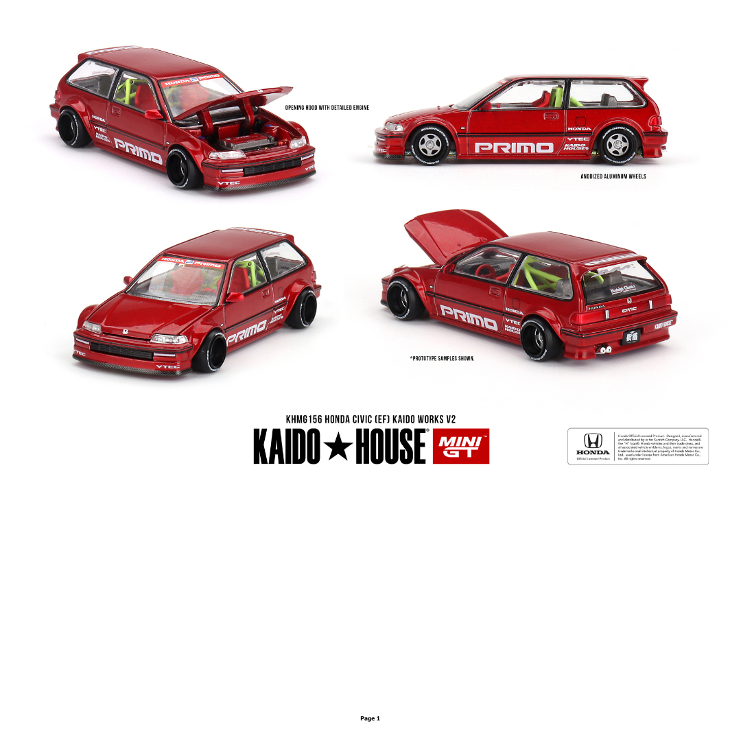 KAIDO HOUSE HONDA CIVIC EF KAIDO WORKS V2 1987 # 156