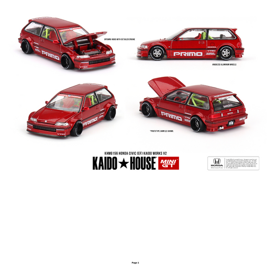KAIDO HOUSE HONDA CIVIC EF KAIDO WORKS V2 1987 # 156