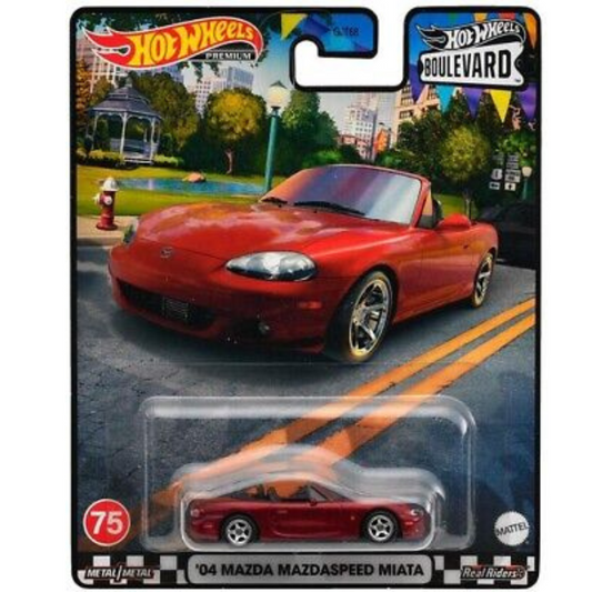 Hot Wheels Premium Mazda Miata Mazdaspeed Boulevard #75