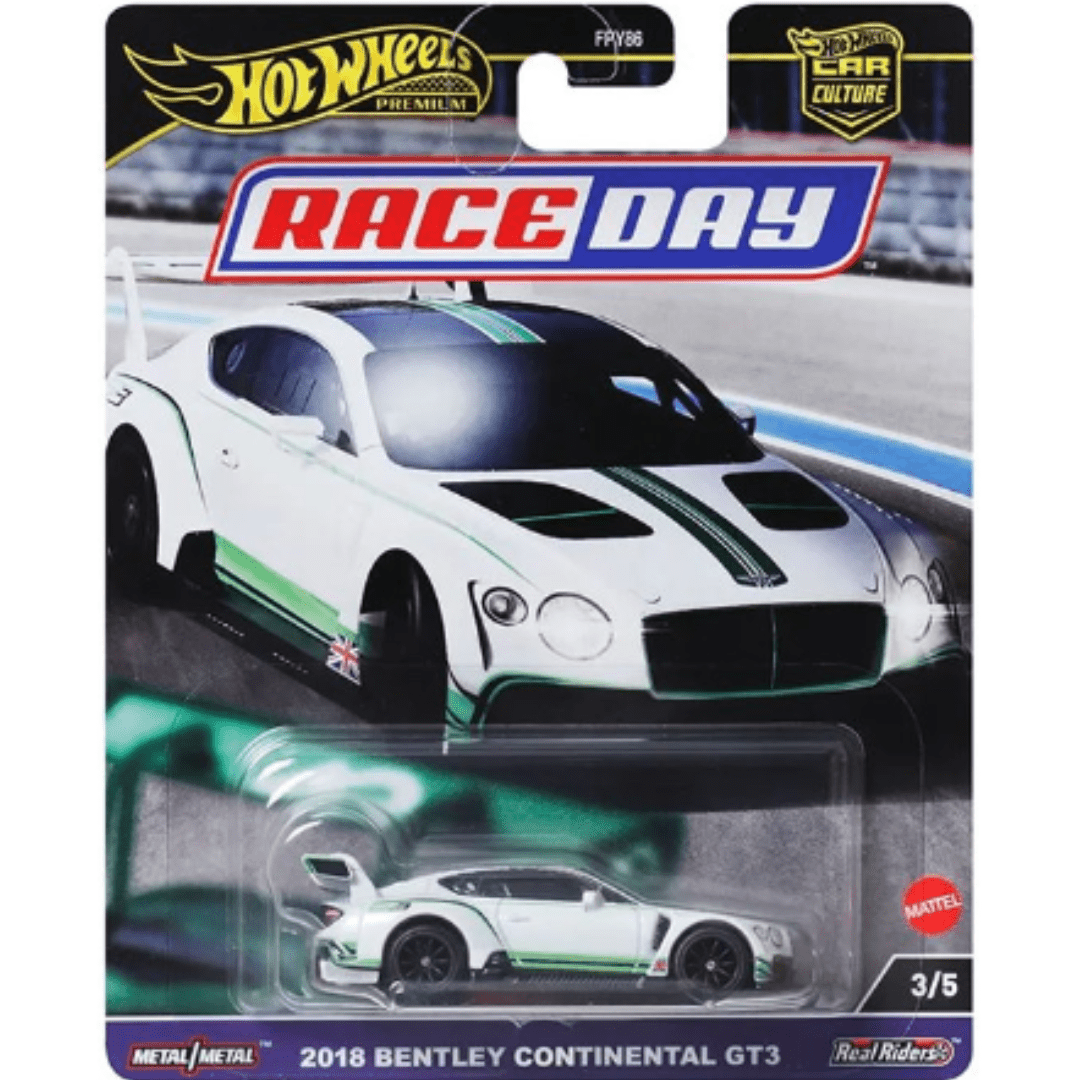 Hot Wheels Bentley Continental GT3 Race Day Premium - Garage23