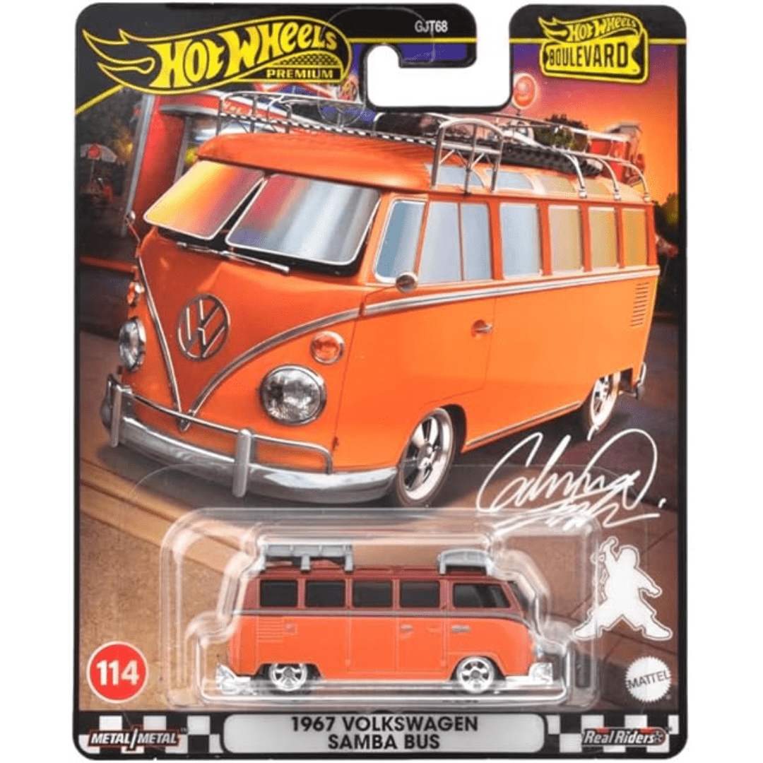 Hot Wheels Boulevard '67 Volkswagen Samba Bus Premium - Garage23