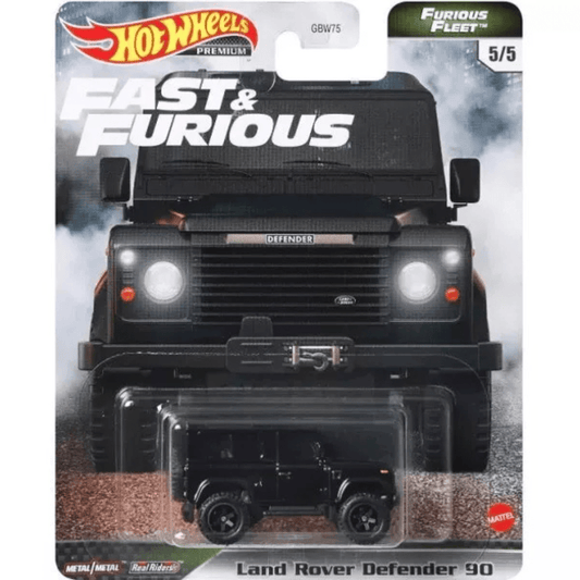 Hot wheels Land Rover Defender 90 - Fast & Furious - negro Premium Furious Fleet 5/5 - Garage23