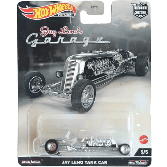 Hot Wheels Premium Jay Leno Tank car *Jay Leno's Garage*, silver - Garage23