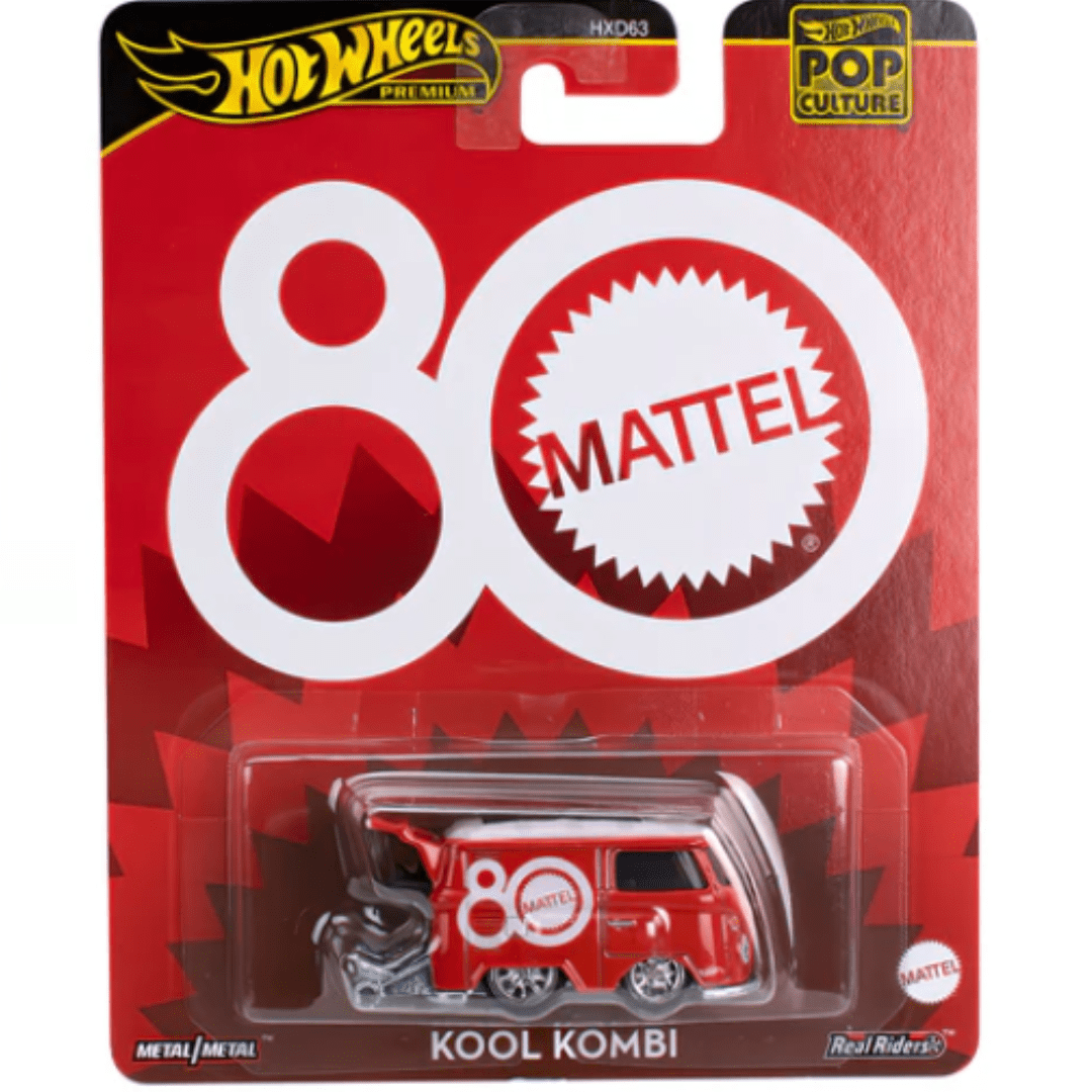 Hot Wheels Premium Kool Kombi 80º Aniversario Mattel Roja - Garage23