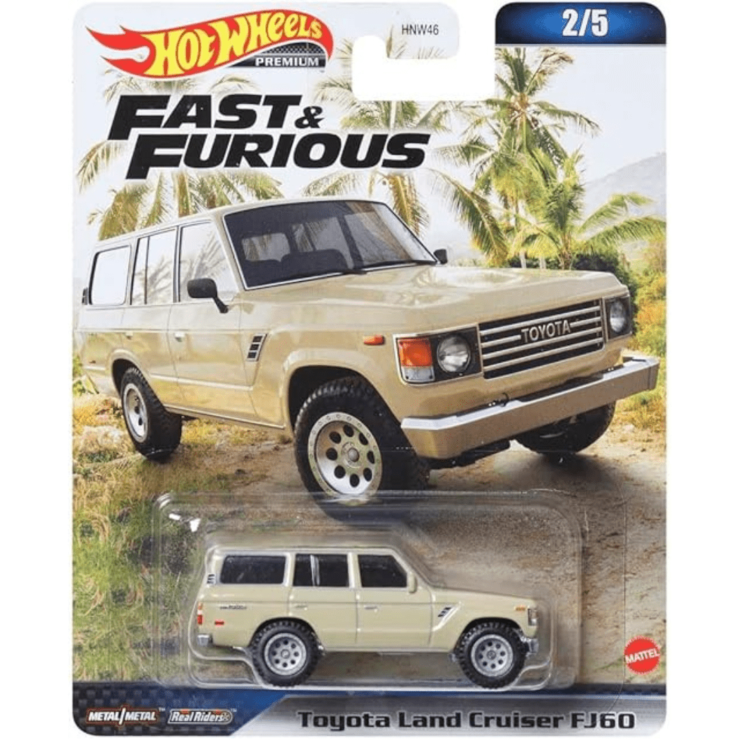 Hot Wheels Premium Toyota Land Cruiser FJ60 Fast & the Furious - Garage23