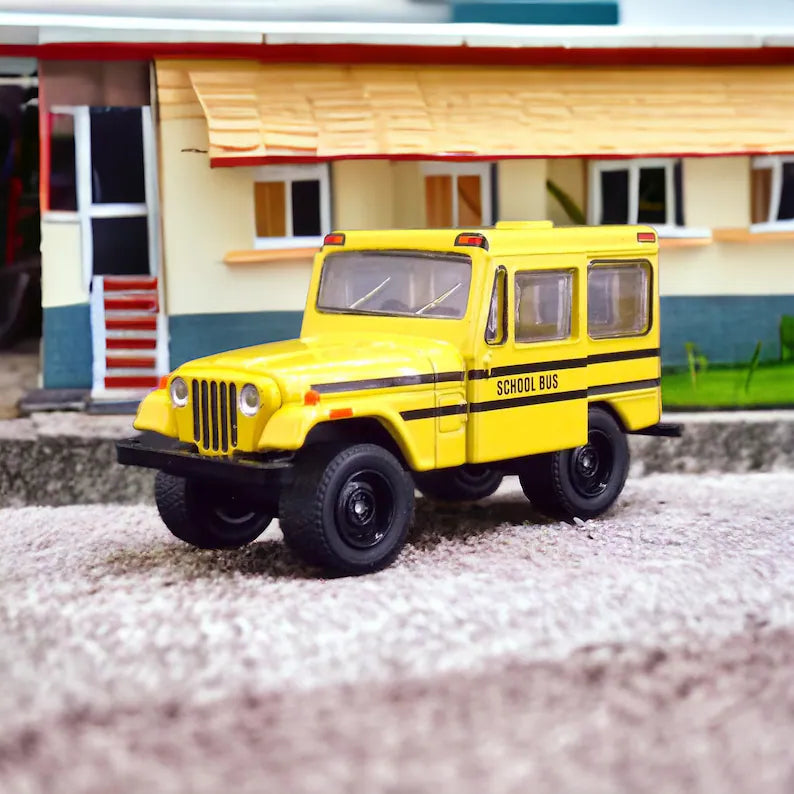 Jeep DJ-5 Autobús Escolar (1974) Greenlight 1/64