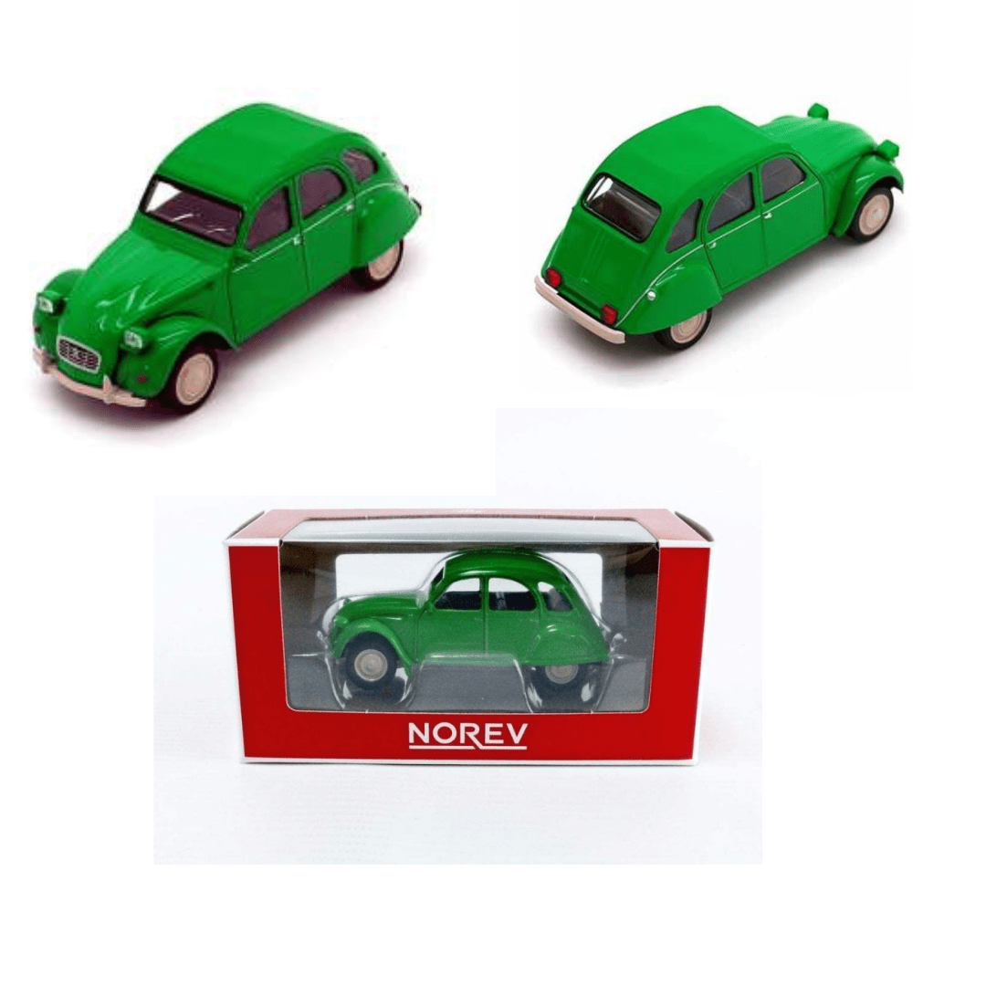 Norev - Vehículo en miniatura - Citroën 2CV 6 especial 1979 - Verde Bambú - Garage23