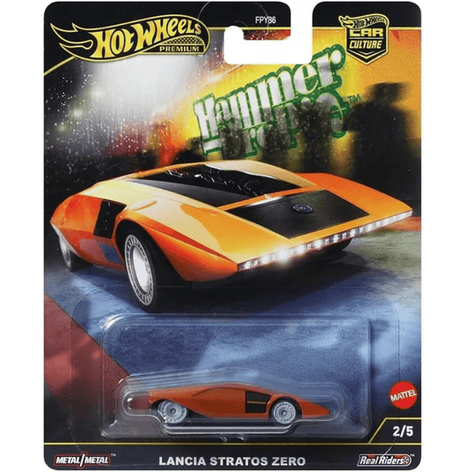 ***PREORDER*** LLEGADA FEBERO/MARZO*** Hot wheels Premium Lancia Stratos Zero *Hammer Drop - Garage23