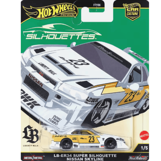 ***PREORDER*** LLEGADA FEBRERO APROX*** Hot wheels Premium Nissan Skyline R34 LBWK Silhouettes - Garage23