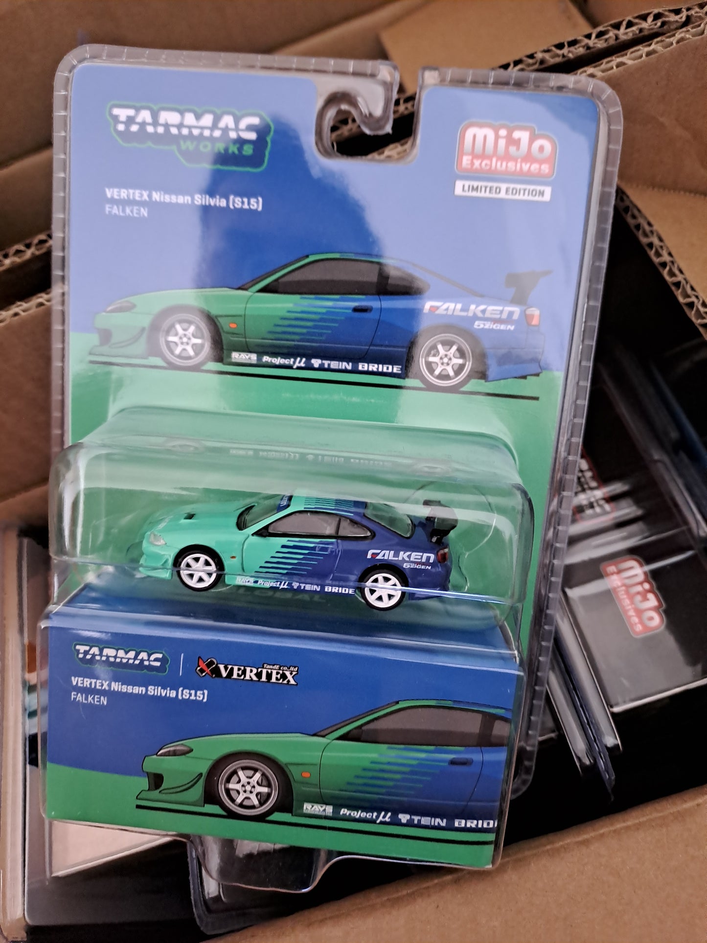 * Version blister* TARMAC WORKS VERTEX Nissan Silvia S15 FALKEN - GLOBAL64