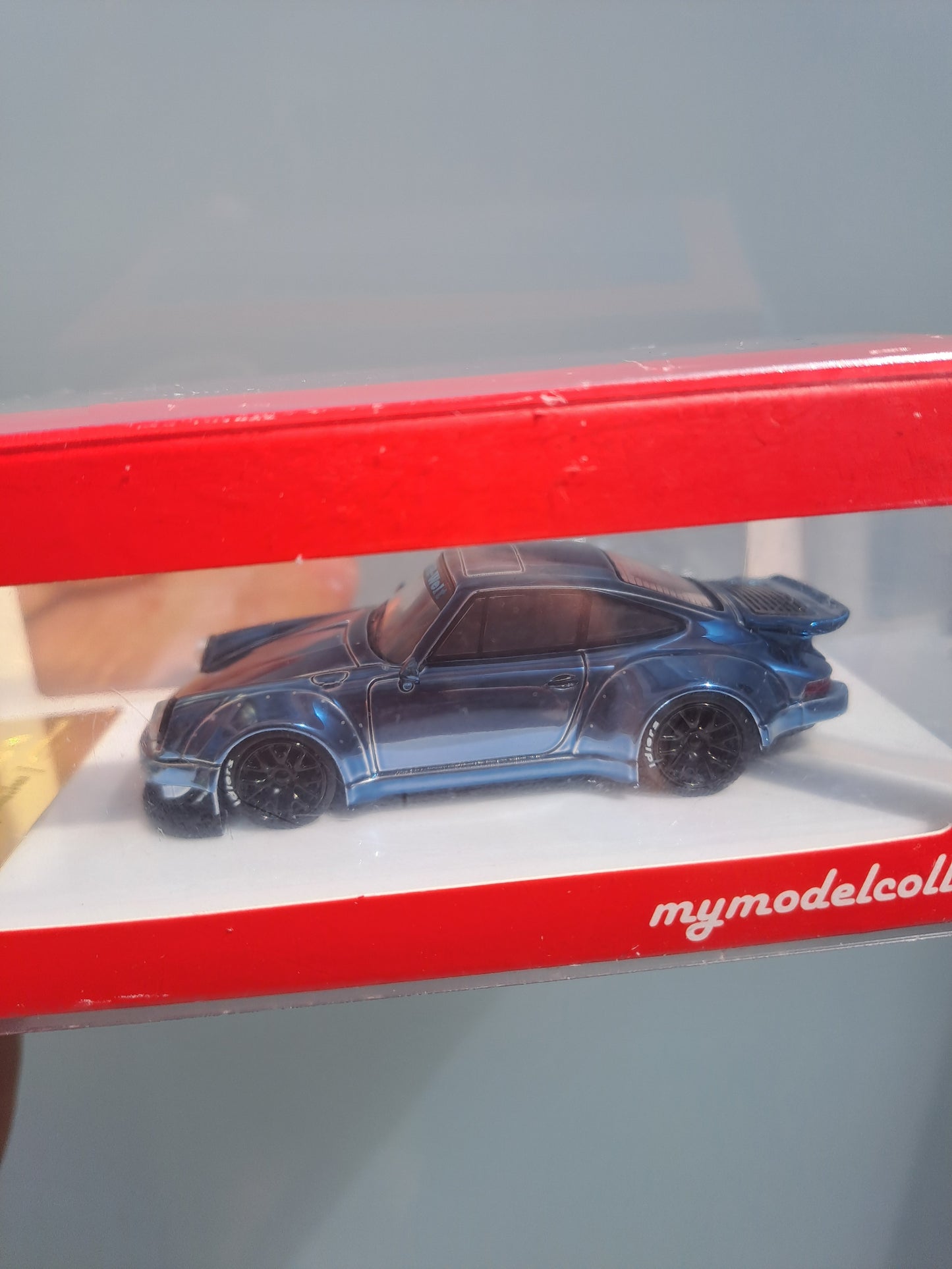 My Model Collect Porsche RWB 930 Chrome Blue 1.64 MMC640007D