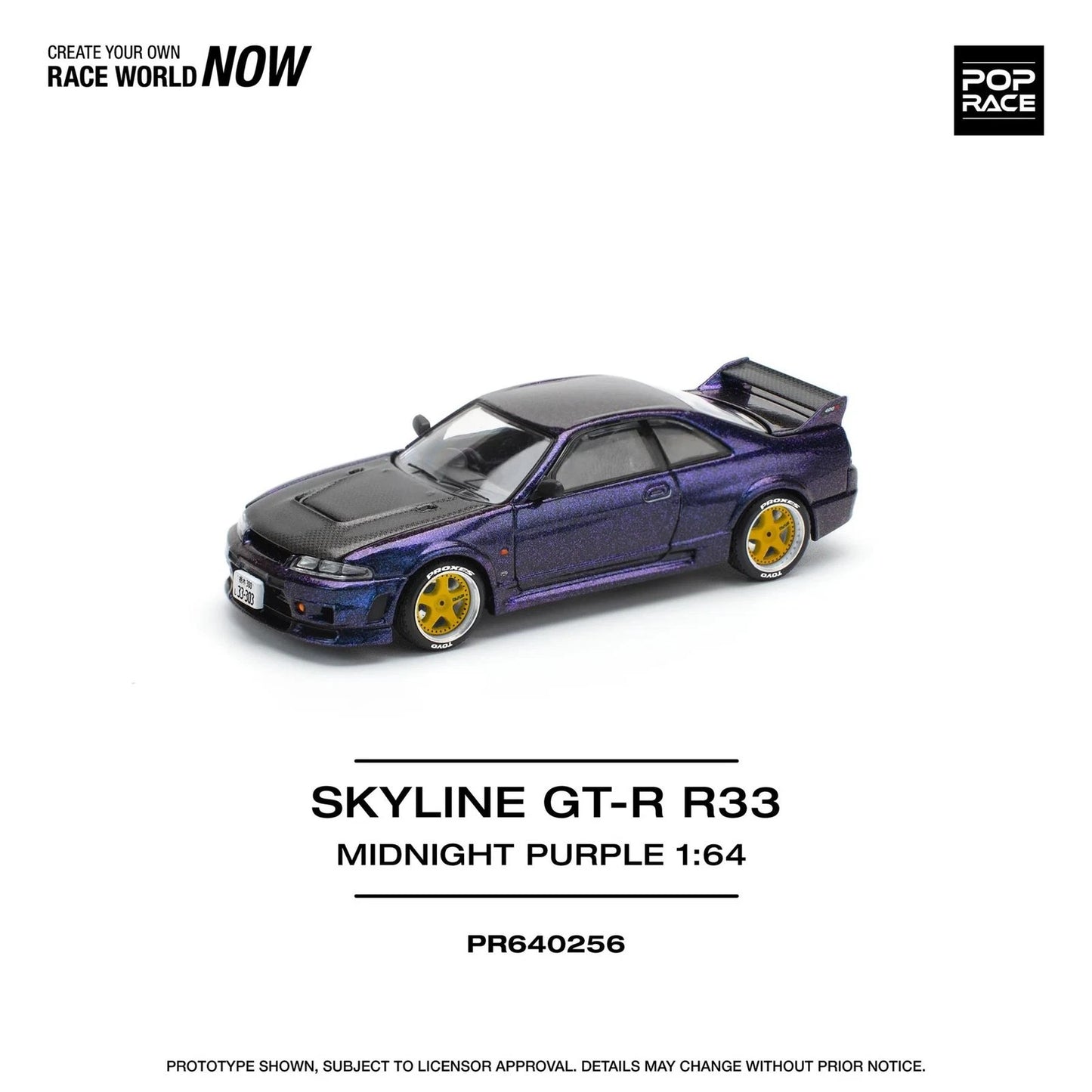 Pop Race Skyline GTR R33 Nismo Midnight Purple # 256