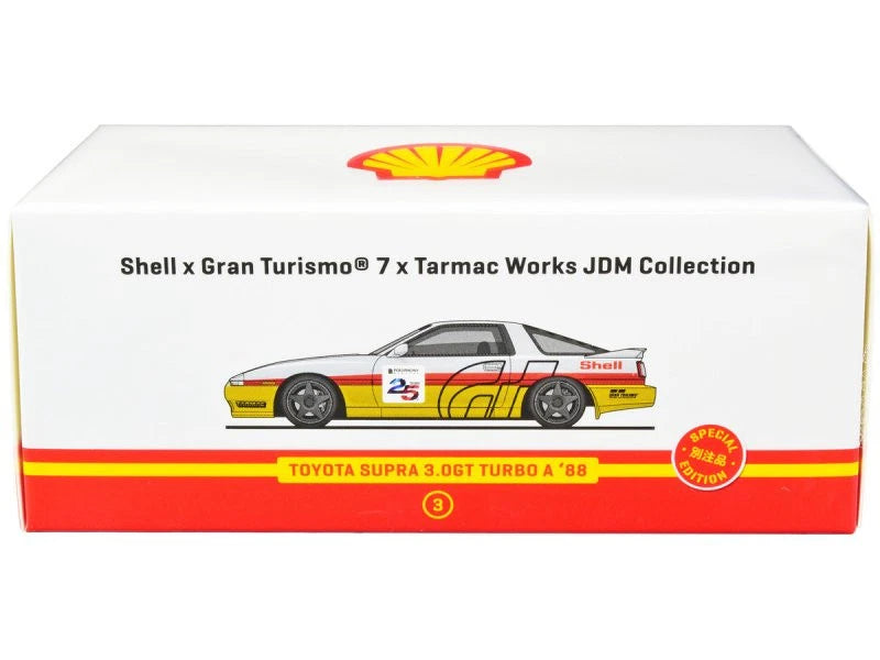 Tarmac Works 1.64  1988 Toyota Supra 3.0 GT Turbo A Shell JDM Collection
