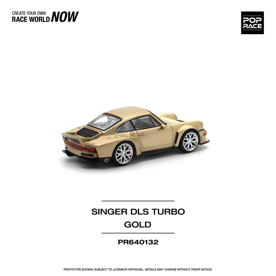 Pop Race Porsche Singer DLS Turbo Road Gold # 132