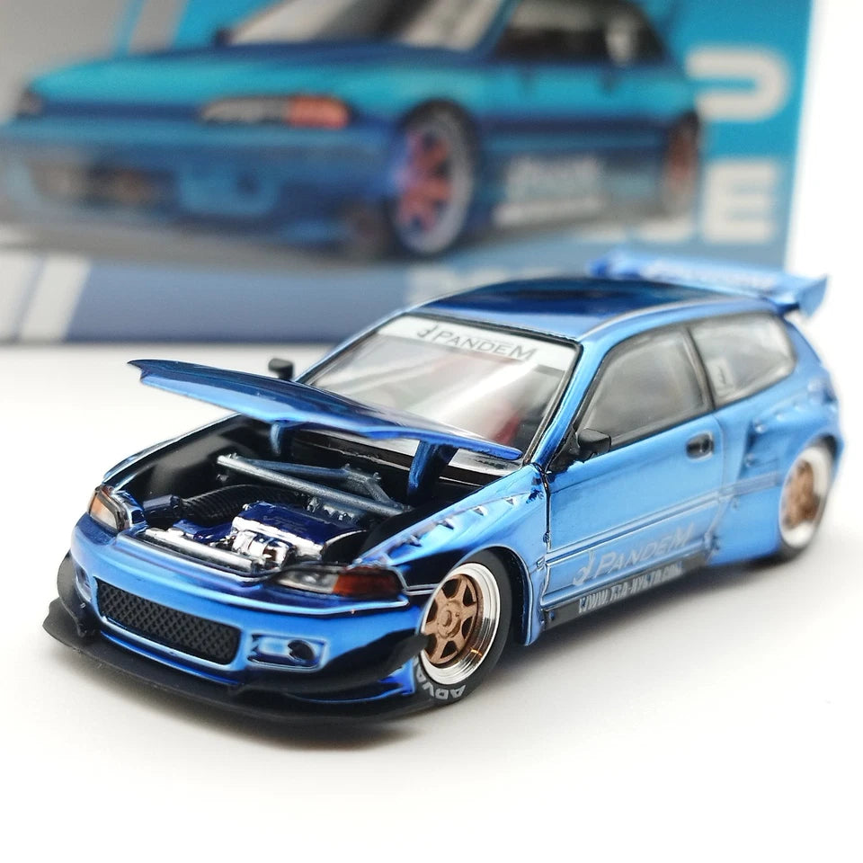 Pop Race Pandem Civic EG6 blue chrome # 206