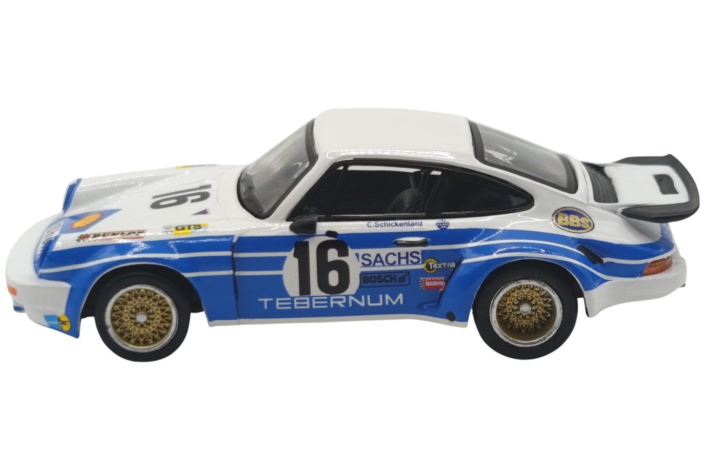 Spark 1.64 Porsche 911 Carrera RSR 3.0 #16 Schickentanz/Bertrams 24h Le Mans 1975 blanco / azul