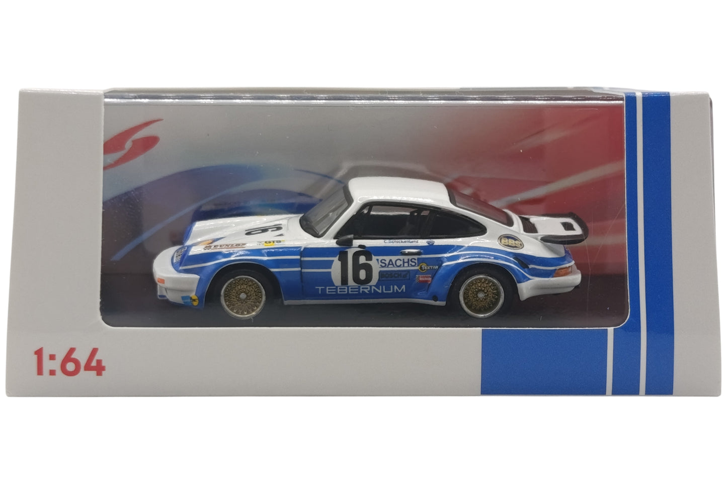 Spark 1.64 Porsche 911 Carrera RSR 3.0 #16 Schickentanz/Bertrams 24h Le Mans 1975 blanco / azul