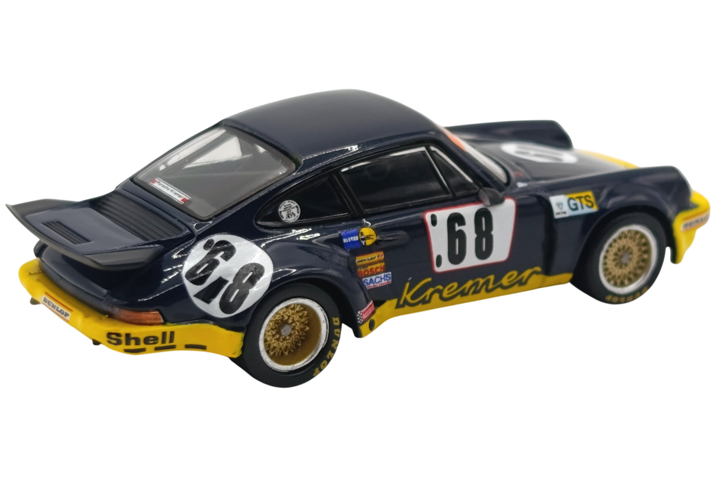 Spark 1.64 Porsche 911 Carrera RSR 3.0 #68 Heyer/Kremer/Keller 24h Le Mans 1974 negro / gelb