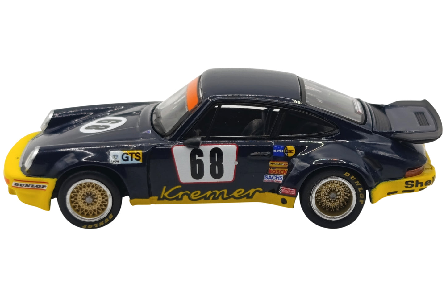 Spark 1.64 Porsche 911 Carrera RSR 3.0 #68 Heyer/Kremer/Keller 24h Le Mans 1974 negro / gelb