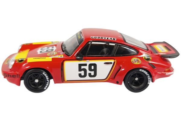 Spark 1/64 1975 Porsche 911 Carrera RSR 3.0 #59 T.Schenken /H.Ganley 24H Le Mans Rojo