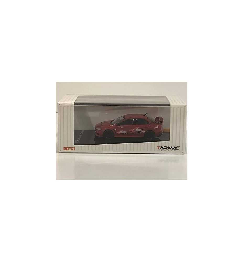 Tarmac Works 1.64  Mitsubishi Evo X Ralliart Red