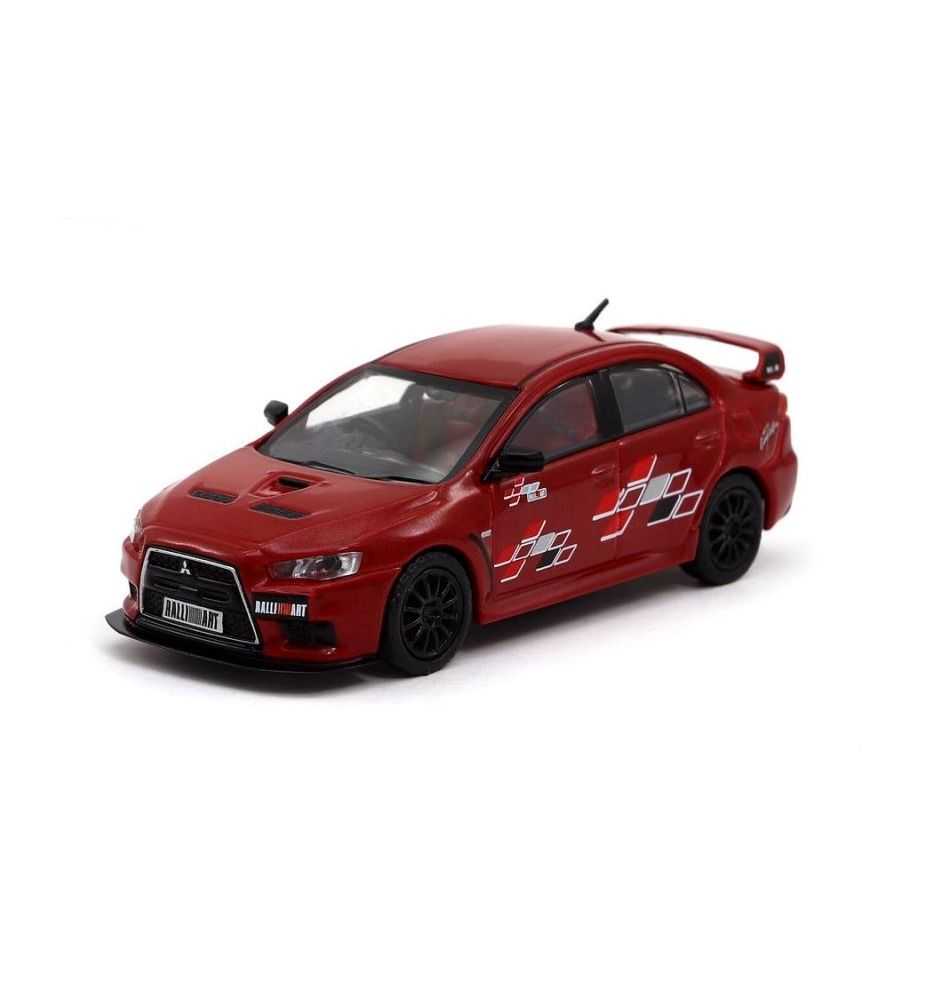 Tarmac Works 1.64  Mitsubishi Evo X Ralliart Red