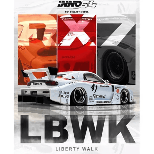 ULTIMA UNIDAD !! MAZDA RX7 Inno64 (FD3S) - LB Super Silhouette - LBWK #41 - INNO 1.64 - Garage23
