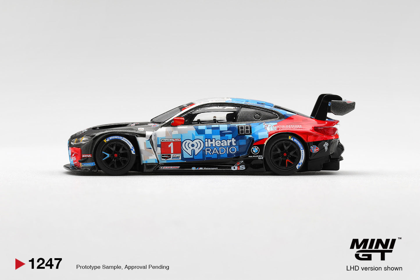 ***PREORDER *** LLEGADA APROXIMADA PRIMER TRIMESTRE 2027 *** MINI GT BMW M4 GT3 EVO #1 PAUL MILLER RACING DAYTONA 24 HRS 2025 # 1247