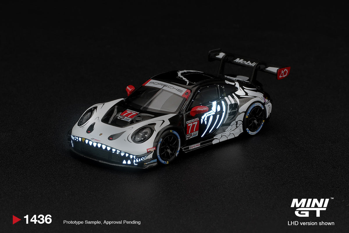 GLOW ***VERSION CAJA *** LLEDADA APROXIMADA MAYO 2027 *** PUEDE SUFRIR RETRASOS *** MINI GT ¨SKELETON¨ PORSCHE 911 # 1436
