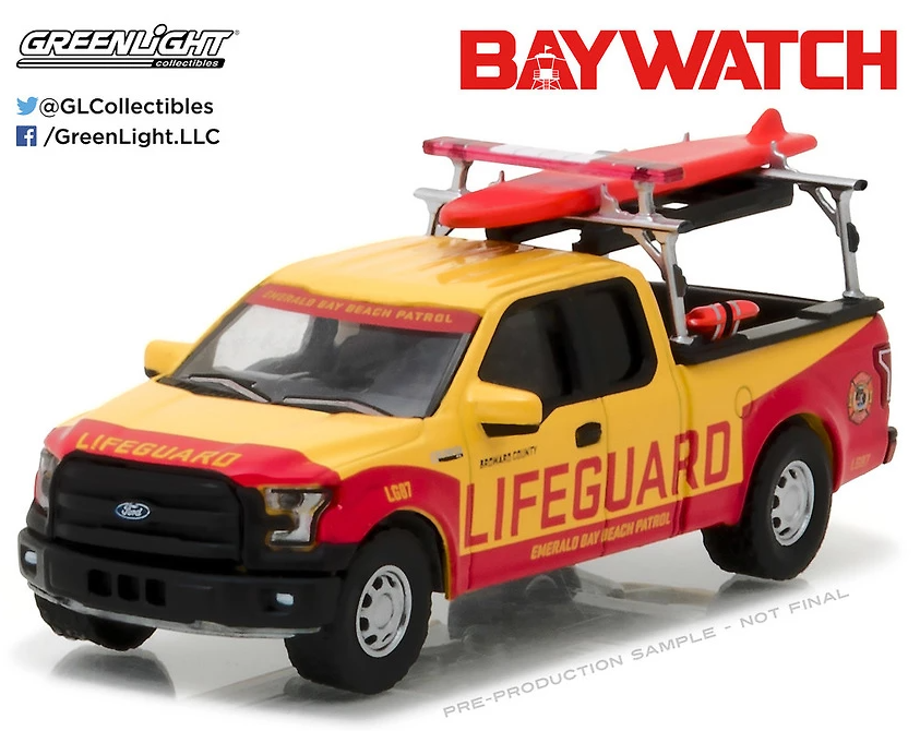 Ford F-150 "Vigilantes de la playa" (2017) Greenlight 1/64