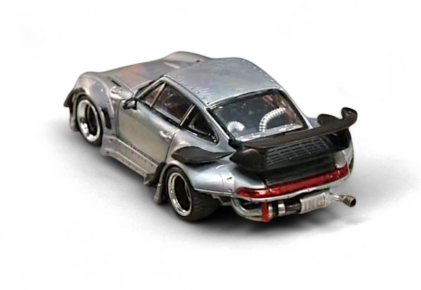 Street Weapon 1/64 RWB 993 Zamac With Low Tail Silver STW203